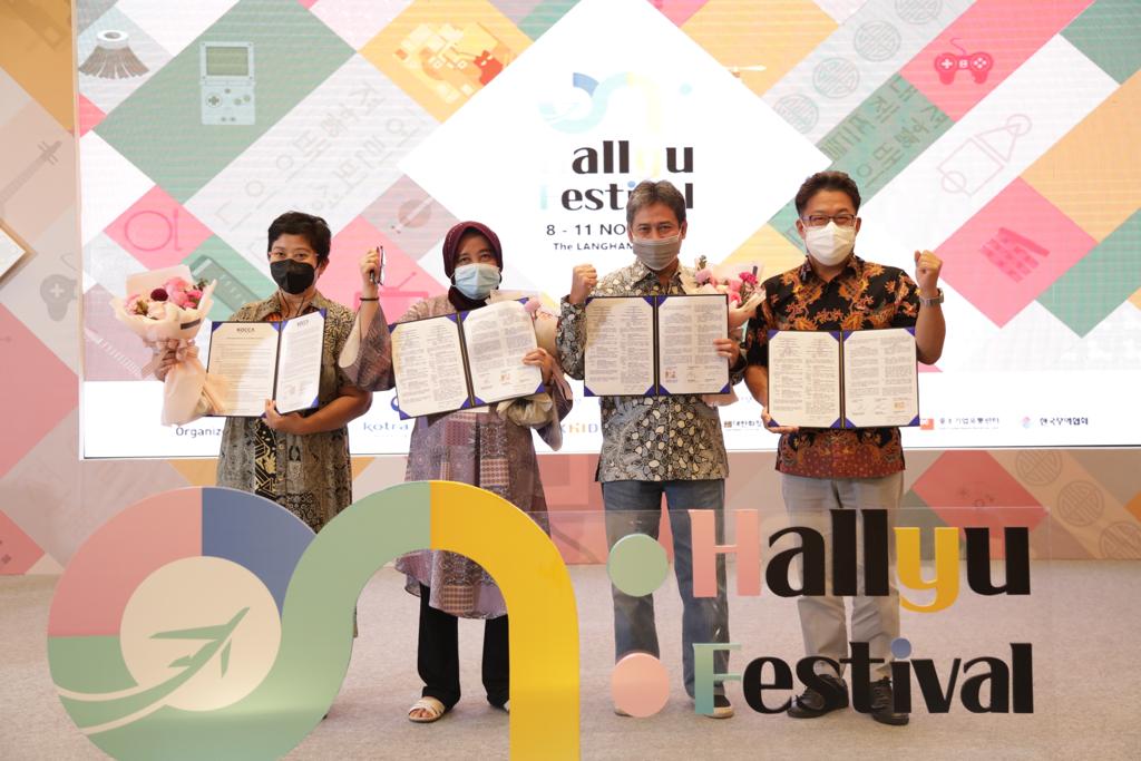 ON: Hallyu Festival 2021 dilaksanakan di The Langham Jakarta. 