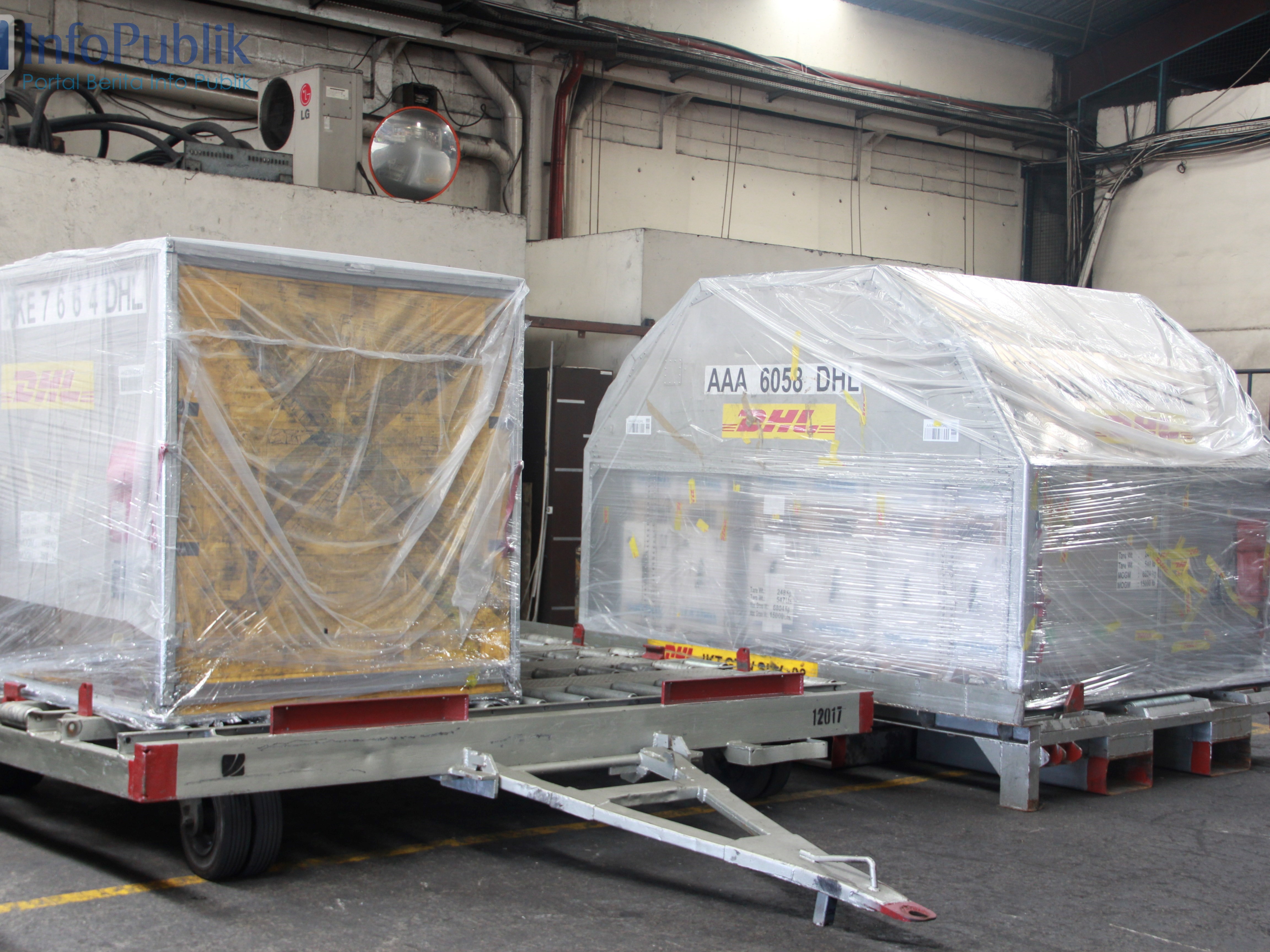 Kedatangan vaksin tahap 126 maupun 127 merupakan donasi dari pemerintah Amerika melalui Covax.