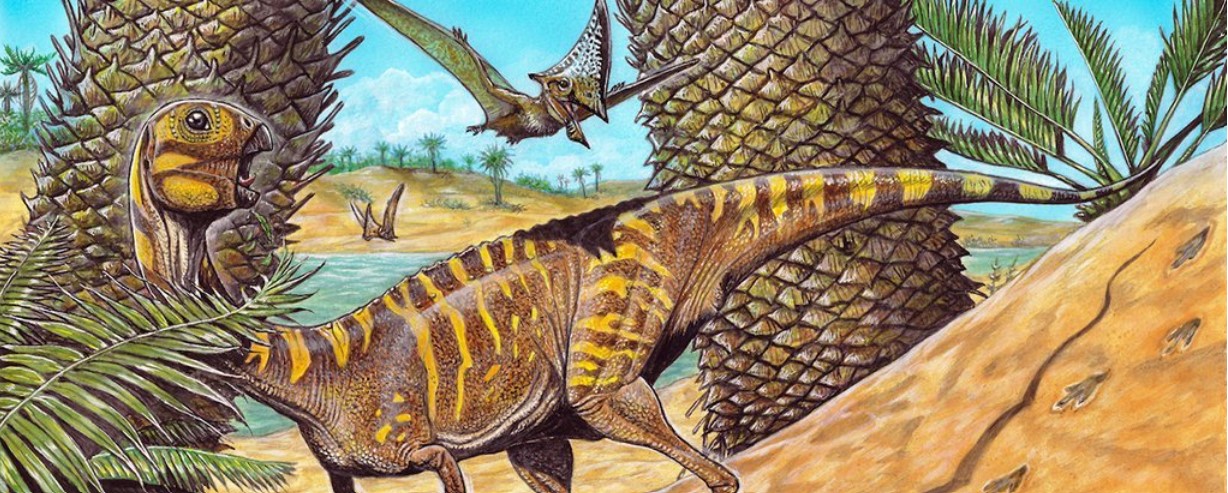 Gambar ilustrasi dinosaurus Berthasaura leopoldinae