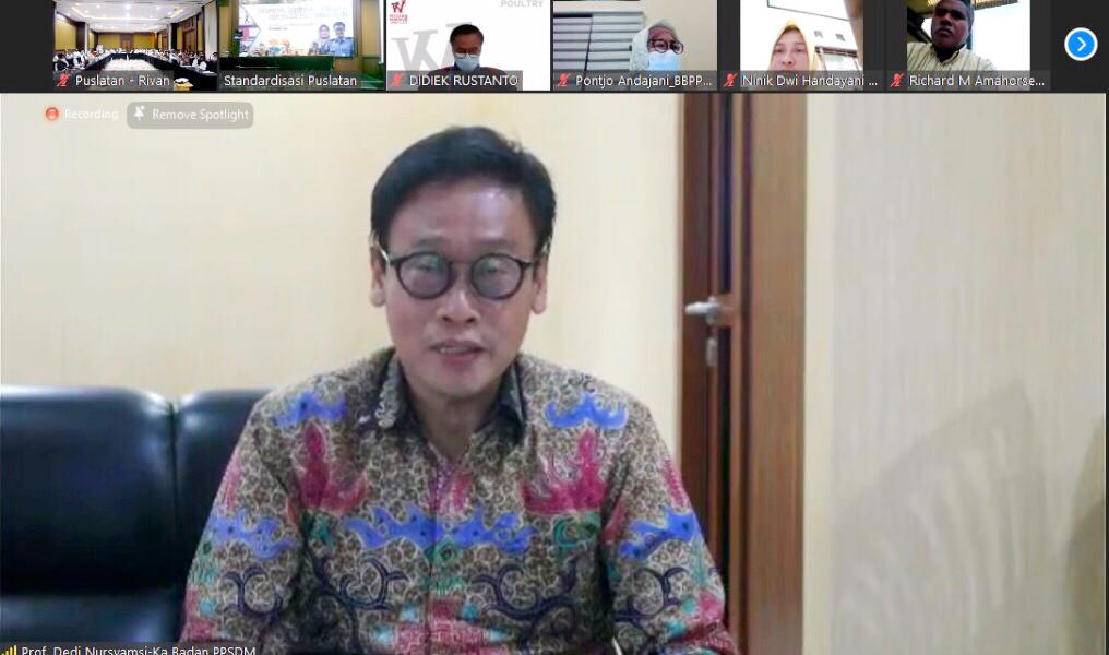 Kepala Badan Penyuluhan dan Pengembangan SDM Pertanian (BPPSDMP) Kementan, Dedi Nursyamsi.