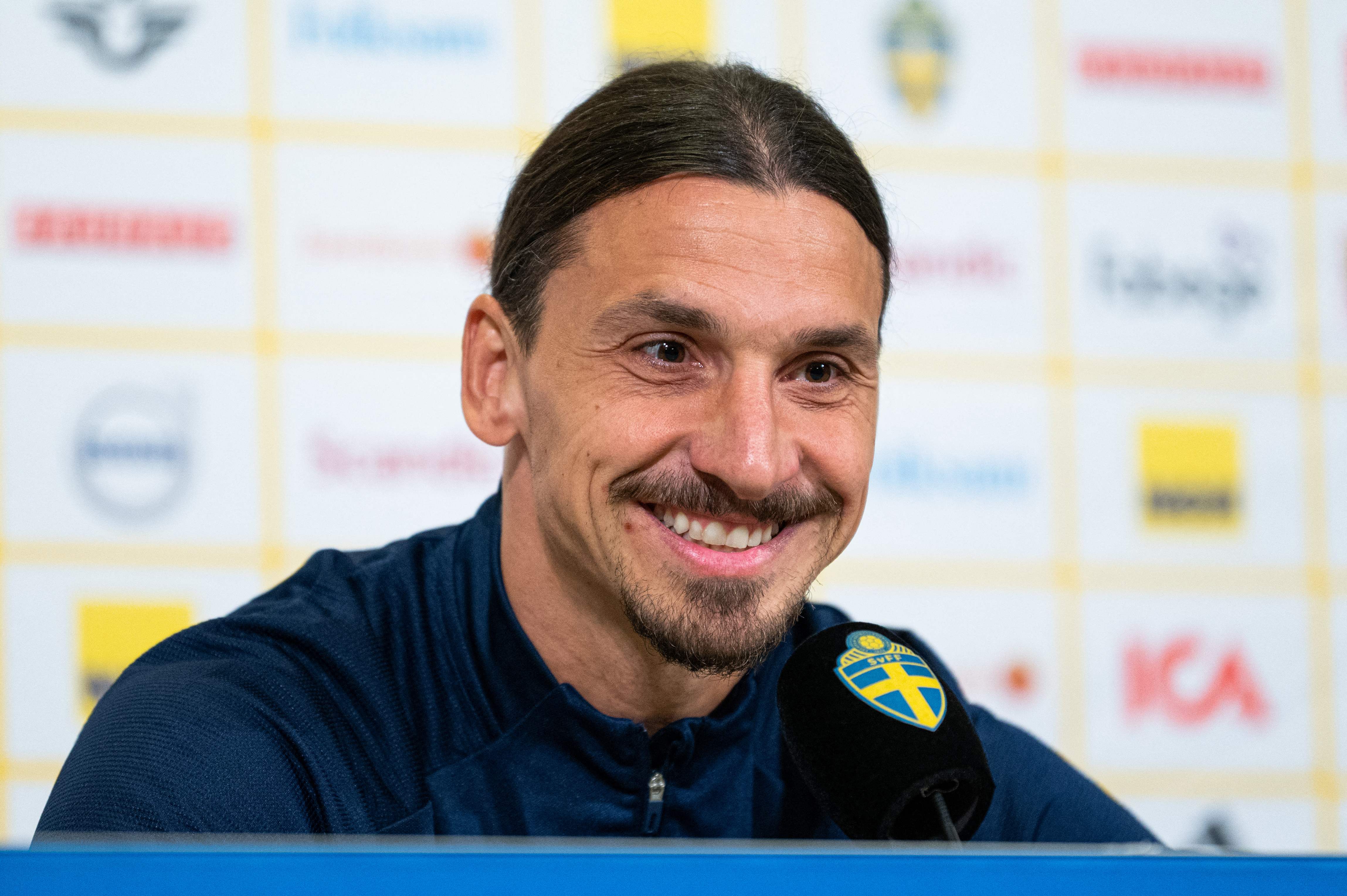 Penyerang timnas Swedia Zlatan Ibrahimovic