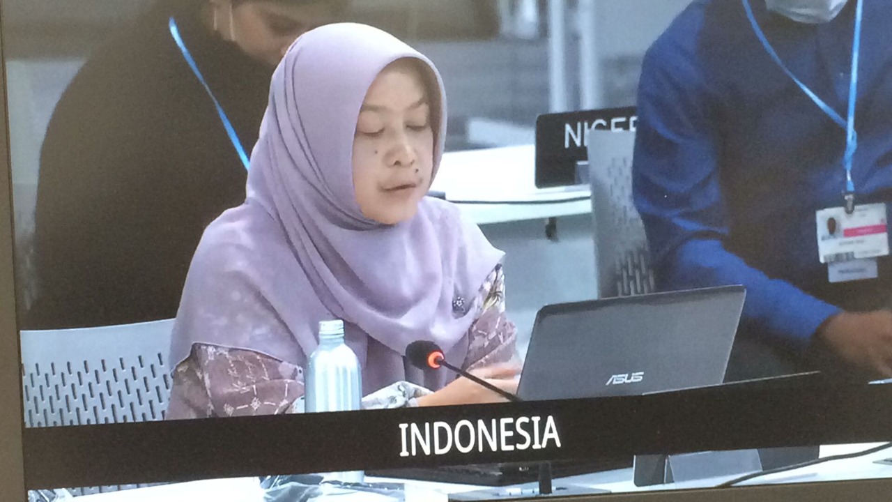 Dirjen Pengendalian Perubahan Iklim (PPI) Kementerian Lingkungan Hidup dan Kehutanan (KLHK), Laksmi Dhewanthi.