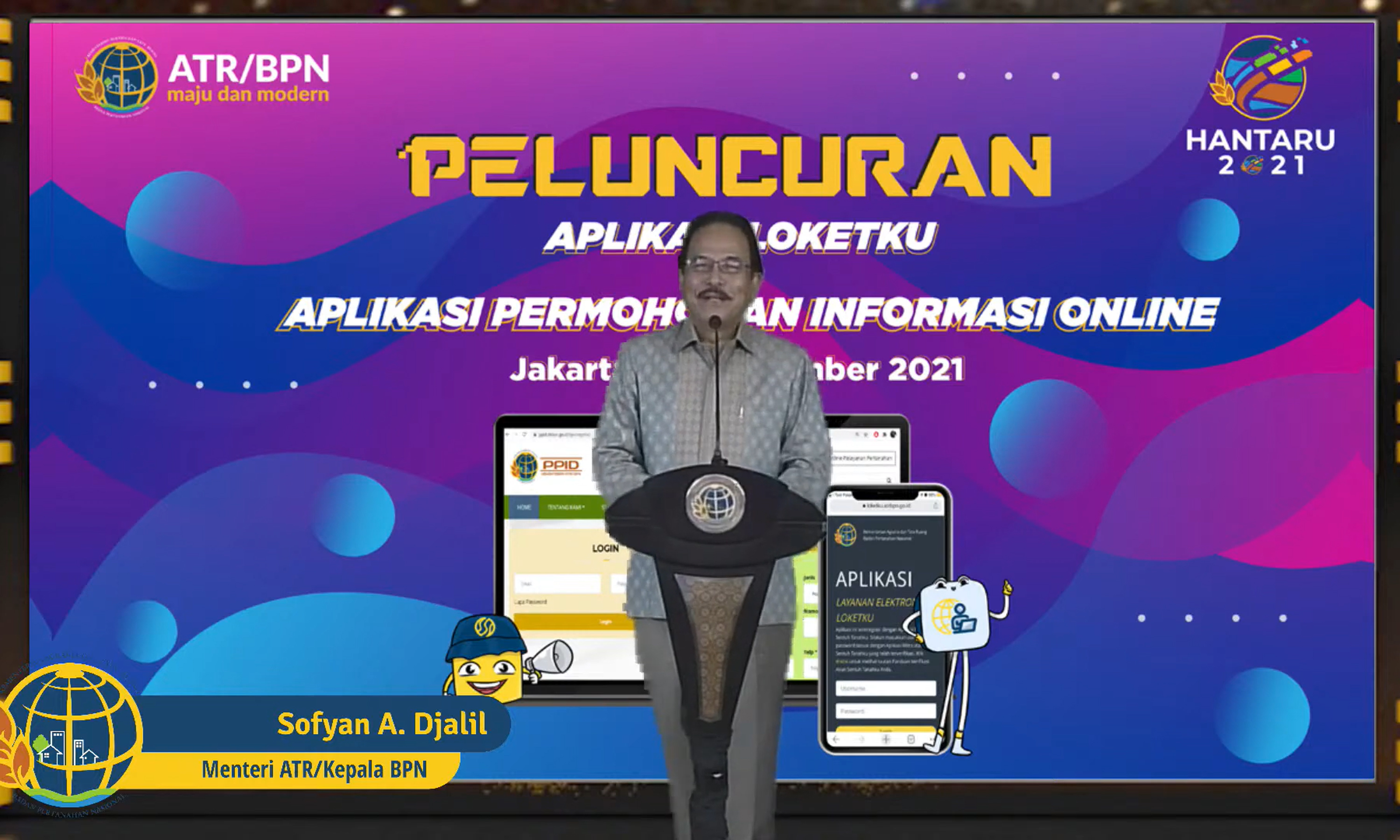 Menteri ATR/BPN Sofyan A Djalil.