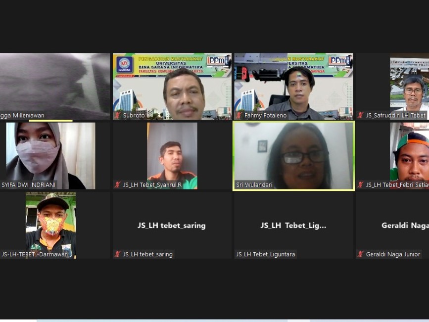 Dibutuhkan kemampuan strategi komunikasi yang tepat untuk para petugas pengelola agar dapat mengedukasi masyarakat.