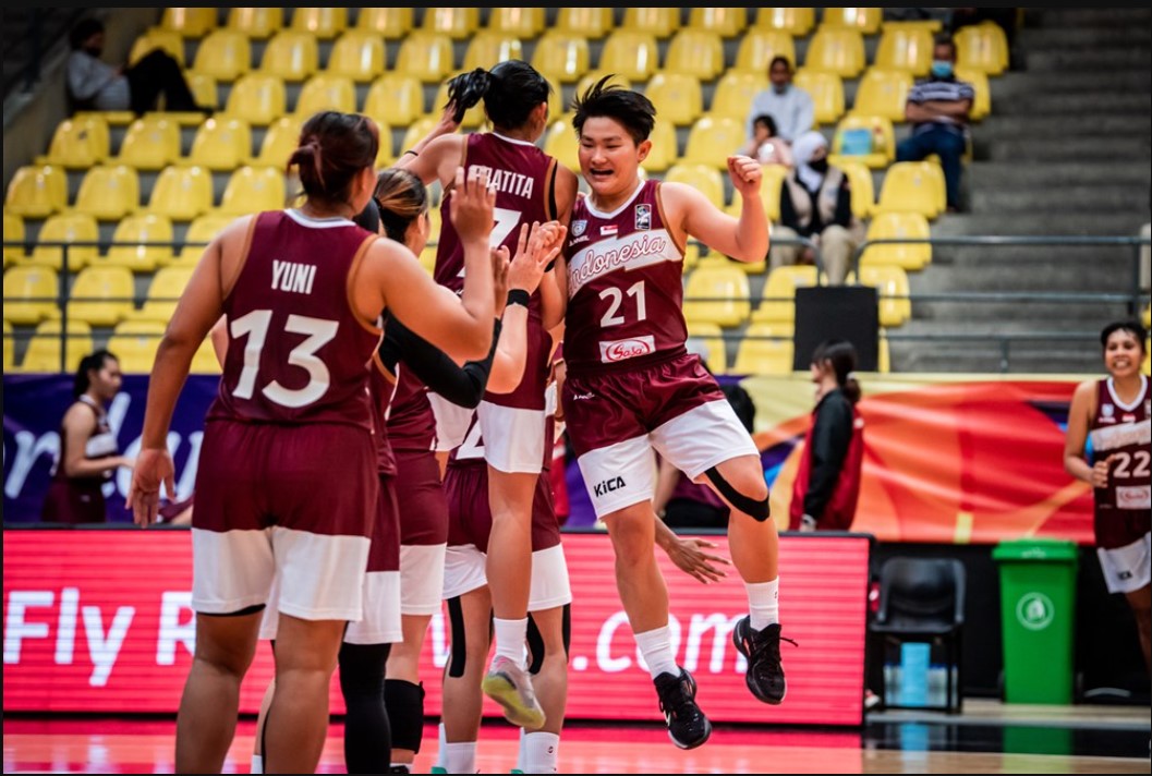 Timnas bola basket putri Indonesia.