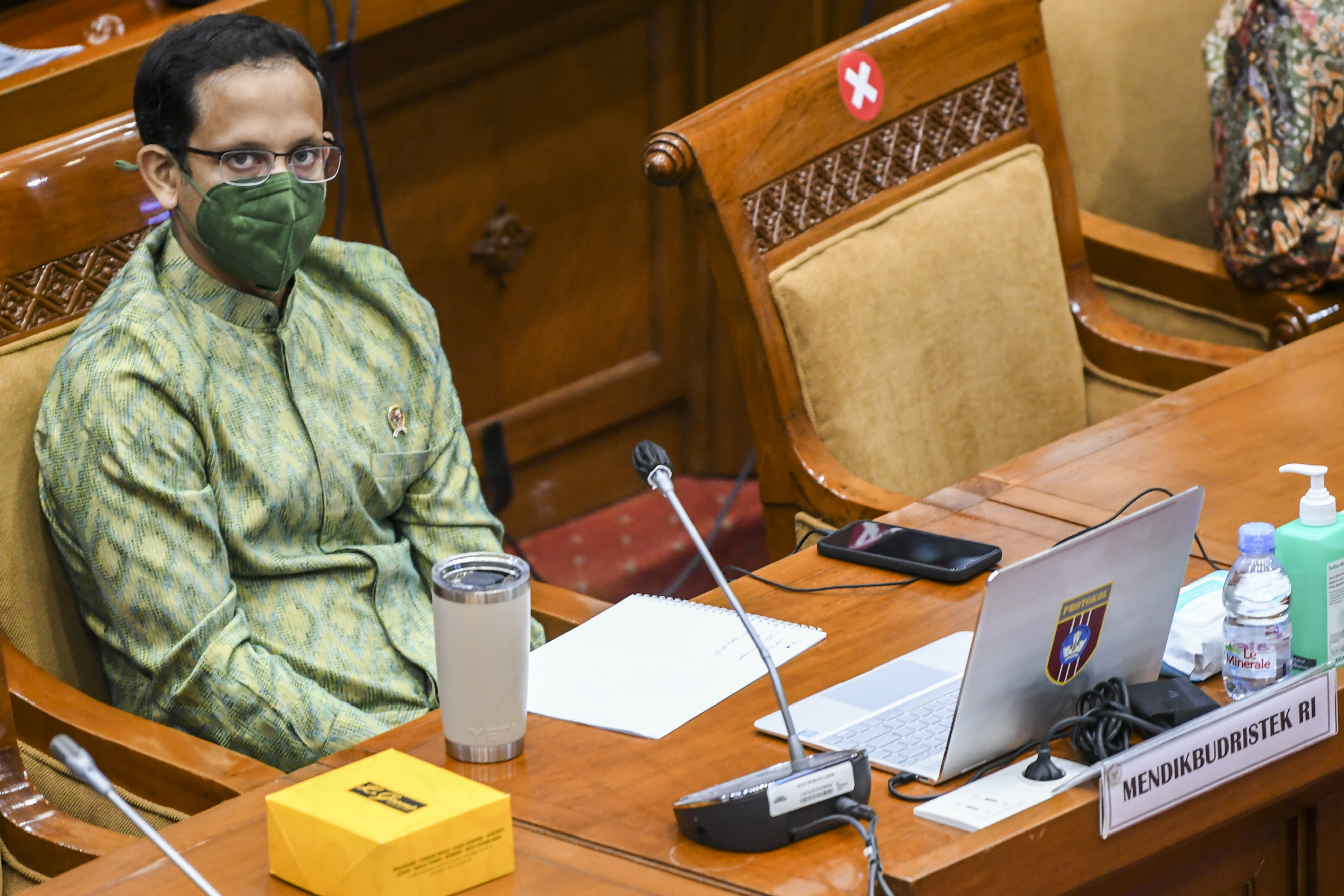 Menteri Pendidikan Kebudayaan Riset dan Teknolofgi Nadiem Makarim