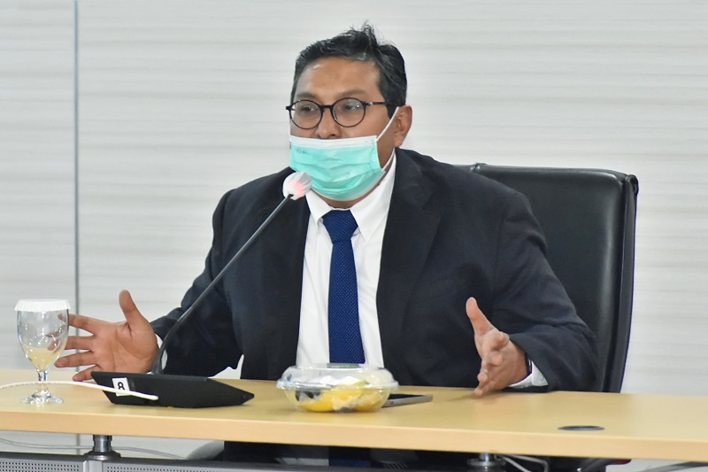 Plt Dirjen Penyelenggaraan Pos dan Informatika (PPI) yang juga Dirjen Sumber Daya dan Perangkat Pos dan Informatika, Kemenkominfo, Ismail. 