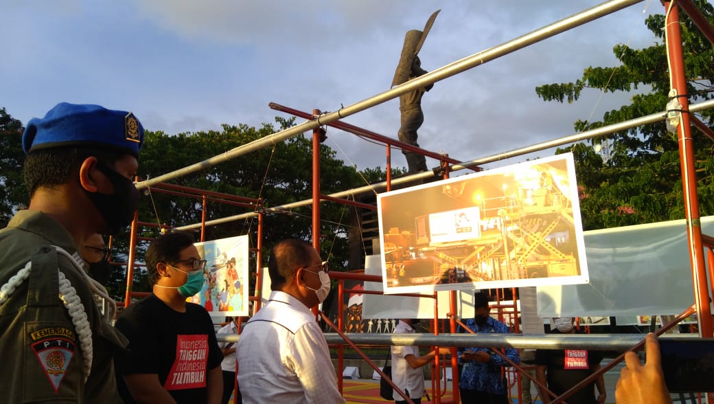 Antara Gelar Pameran Foto dan Grafis Indonesia Tangguh Indonesia Tumbuh di Ambon