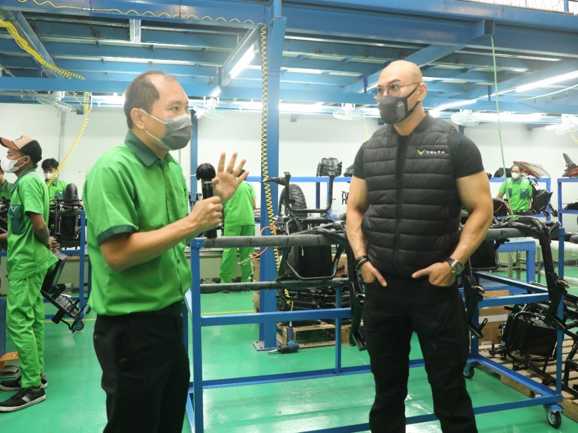 Wali Kota Semarang Resmikan Pabrik Pertama Kendaraan Listrik Volta