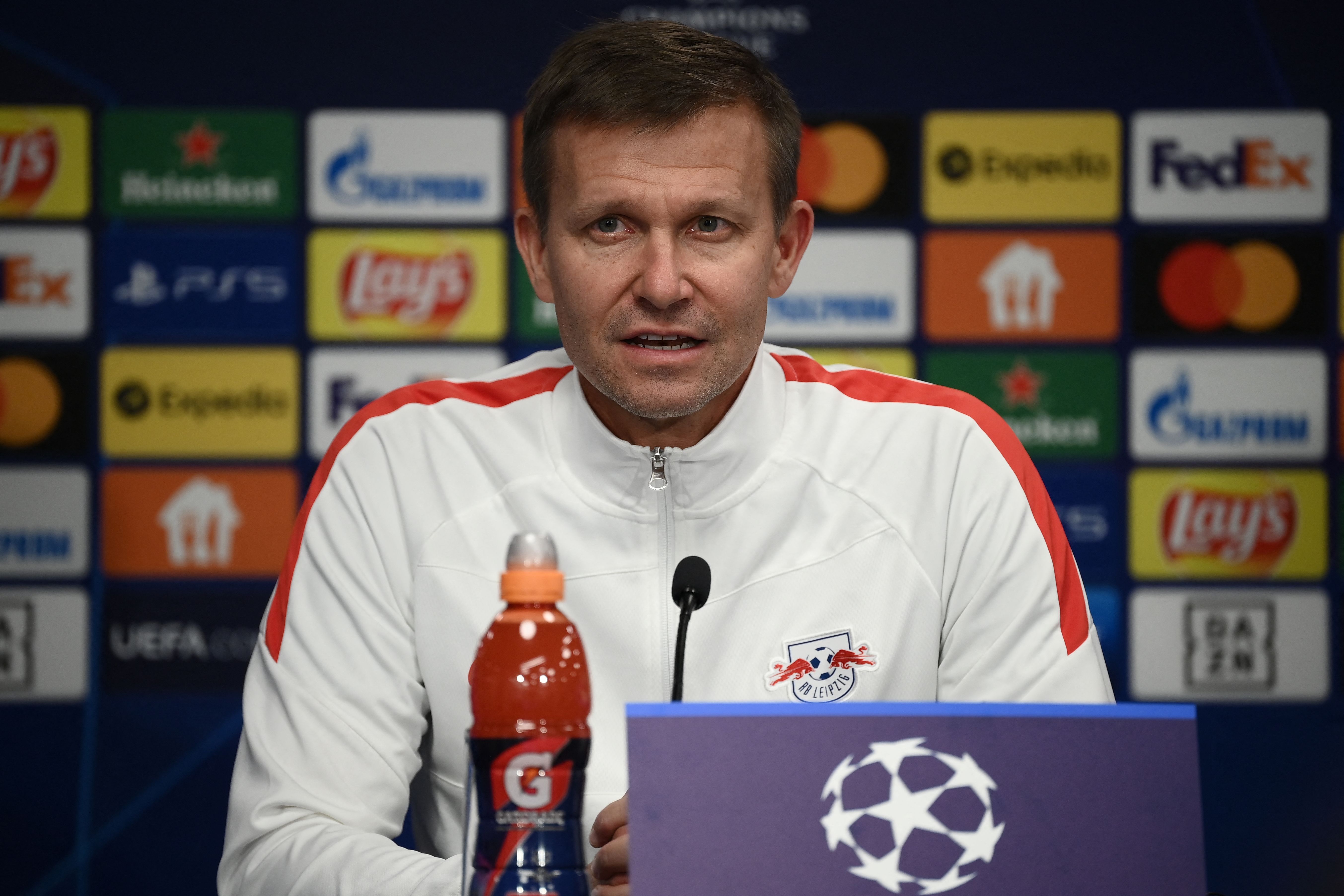 Pelatih RB Leipzig Jesse Marsch