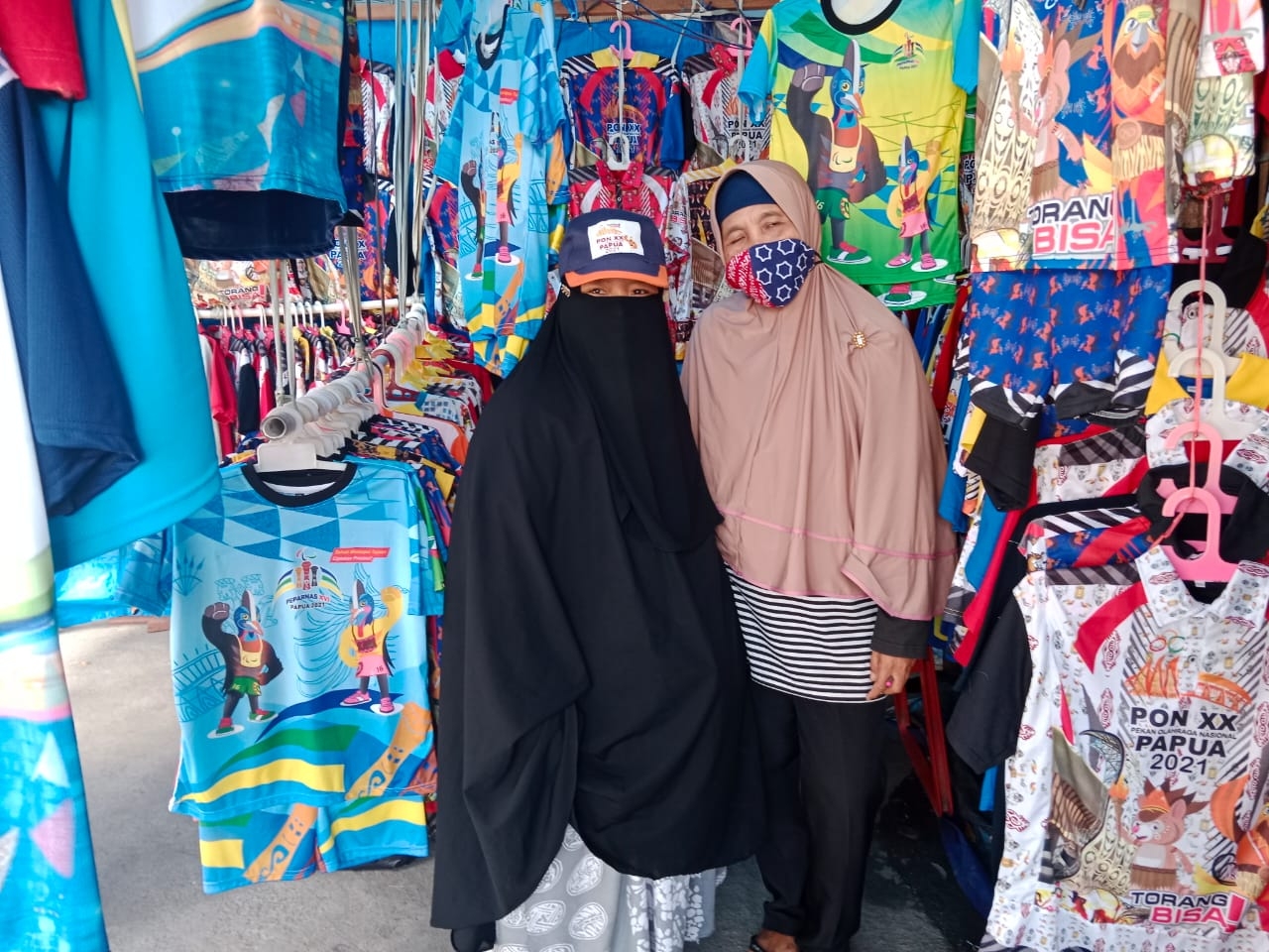 Pelaku UMKM di peparnas Papua