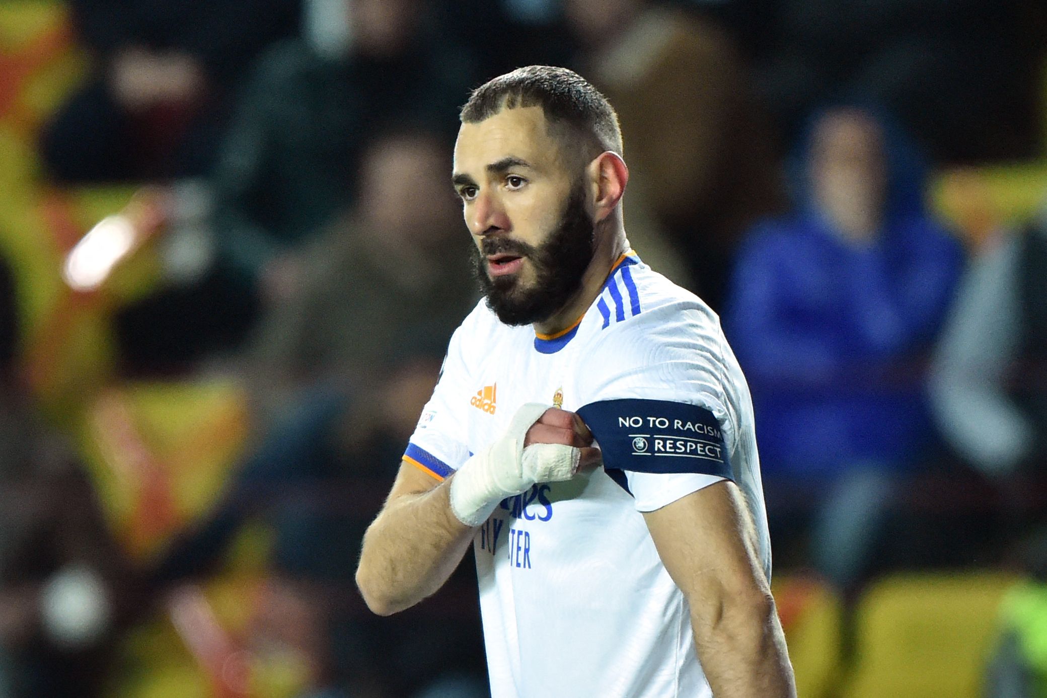 Penyerang Real Madrid Karim Benzema