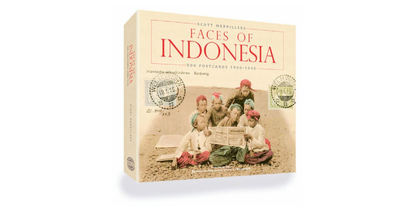 Cover buku Faces of Indonesia 500 Postcards 1900-1945.