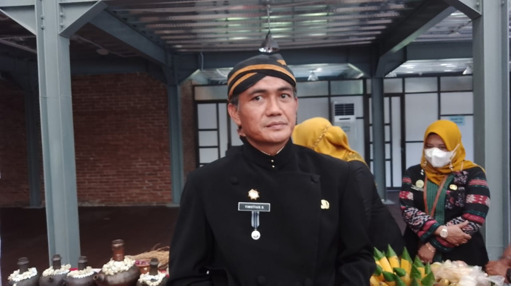 Kepala DPMPSPT Karanganyar, Timotius Suryadi. 