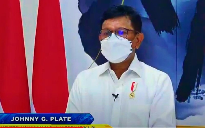 Menkominfo Johnny G Plate