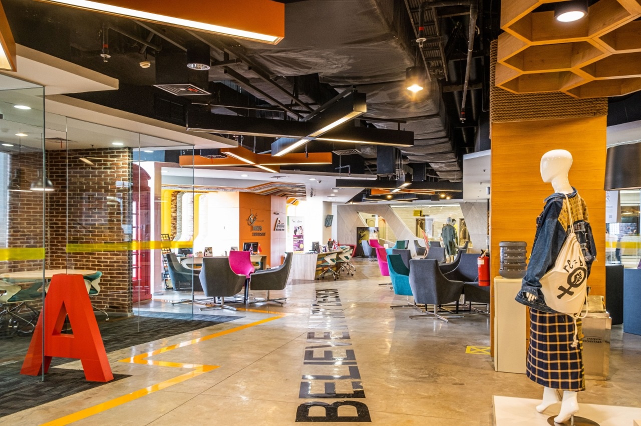 Fasilitas belajar di BINUS Northumbria School of Design Jakarta