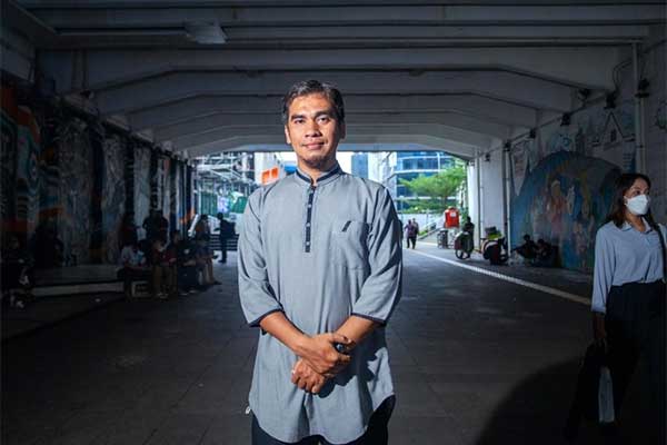 Relawan Difabis Baznas Bazis DKI Jakarta, Gigin Mardiansyah. 