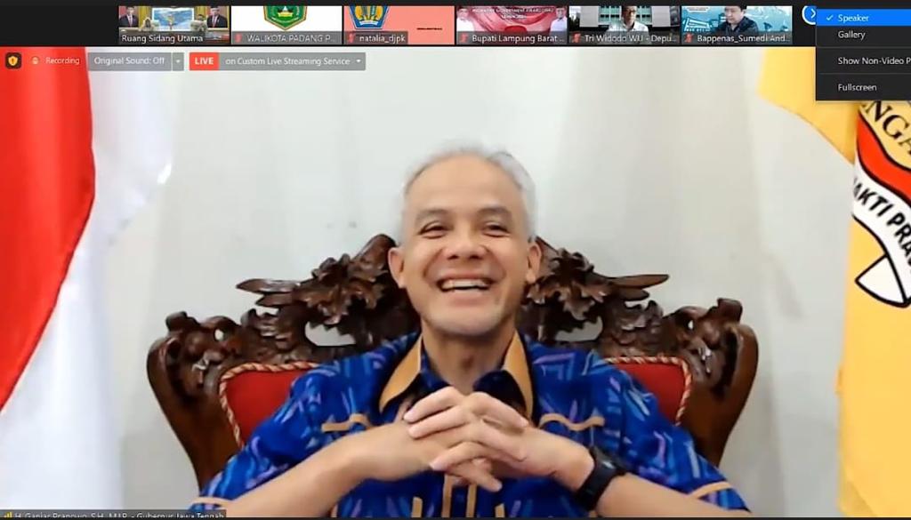 Gubernur Jateng Ganjar Pranowo