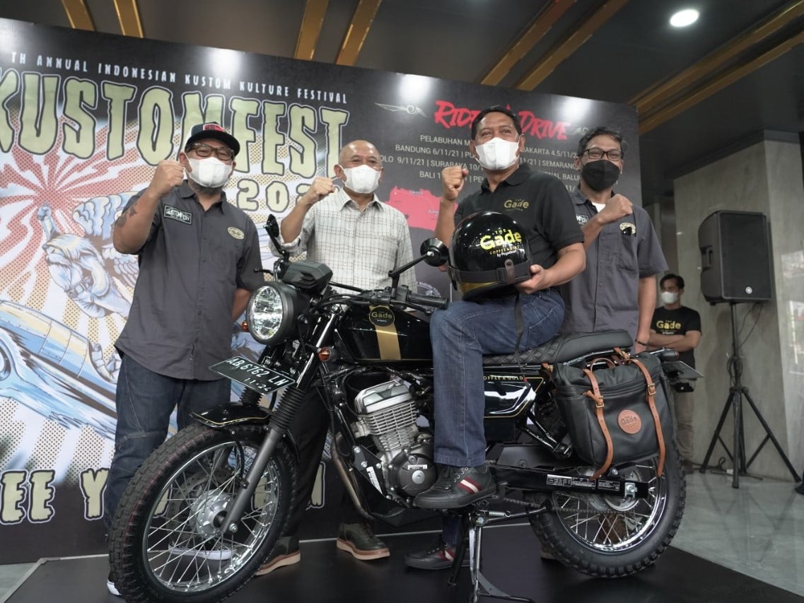 Dukung UMKM Otomotif, Pegadaian Luncurkan Motor Kustom The Gade ST150