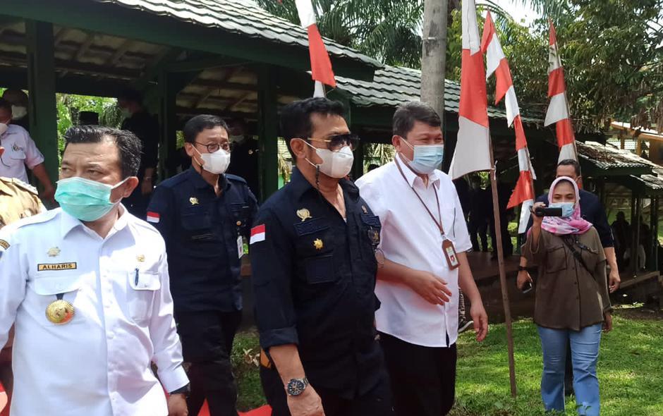 Mentan Syahrul Yasin Limpo melakukan kunjungan kerja ke Provinsi Jambi.