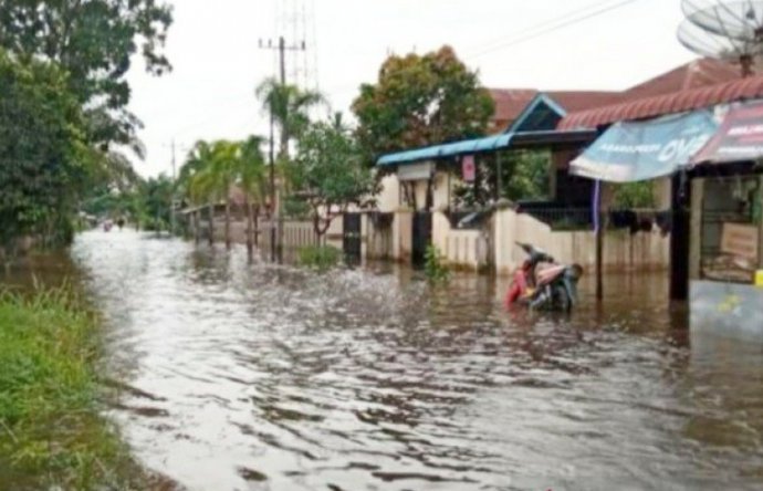 Banjir Rendam Rumah Warga di Kota Tanjungbalai, Sumut