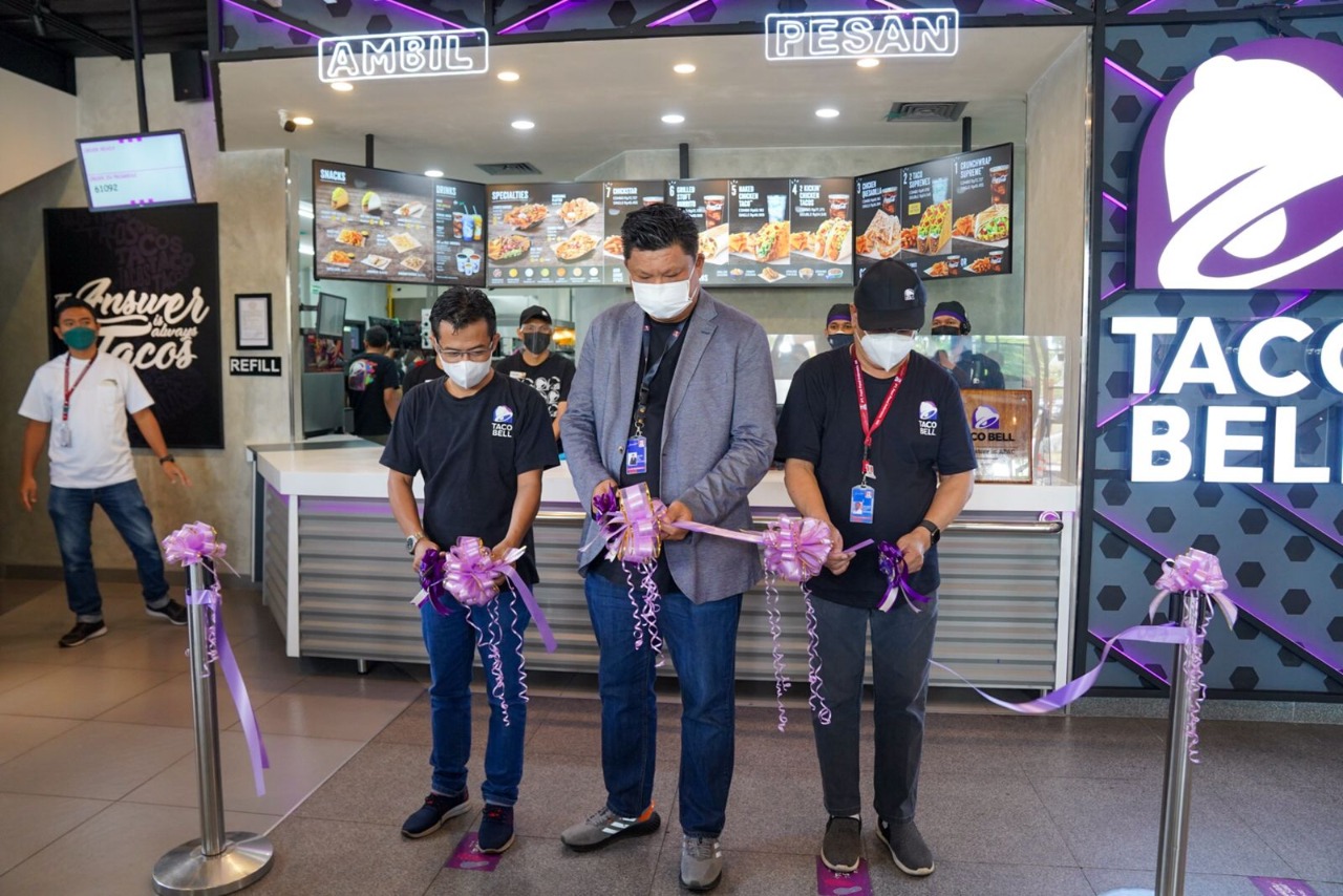 Peresmian gerai baru Taco Bell di Indonesia. 