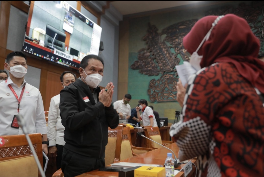 Rapat kerja Kemenpora dan para pihak dengan Komisi X DPR Ri yang salah satunya membahas sanksi WADA