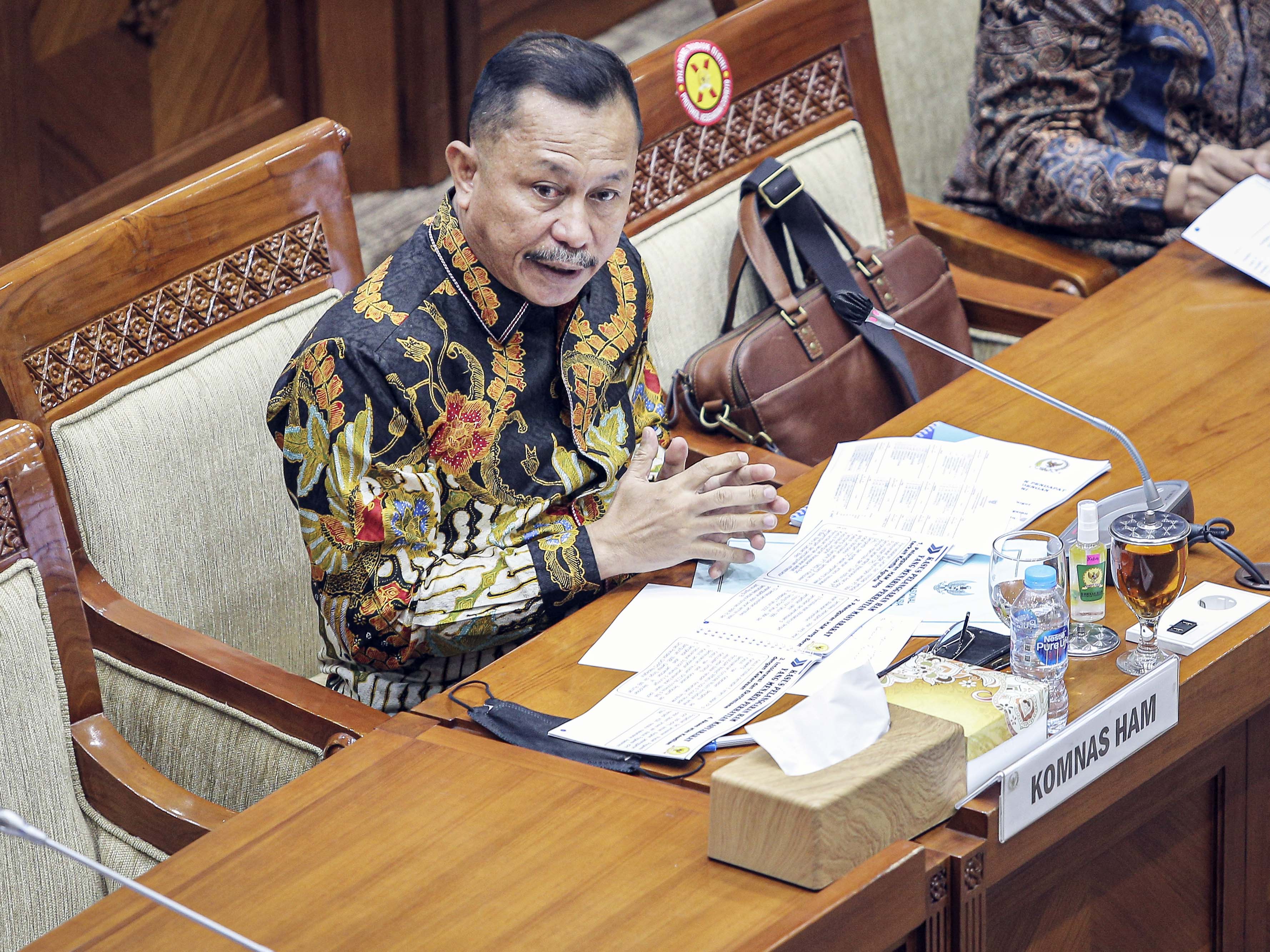 Ketua Komisi Nasional Hak Asasi Manusia (Komnas HAM) Ahmad Taufan Damanik