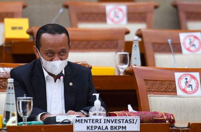 Menteri Investasi/Kepala BKPM Bahlil Lahadalia.