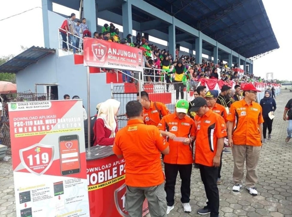 Salah satu finalis IHIA V-2021, yaitu sistem Informasi Emergency terpadu Musi Banyuasin (PSC 119 Muba)