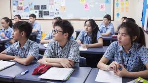 Kondisi belajar di Singapore Intercultural School (SIS).
