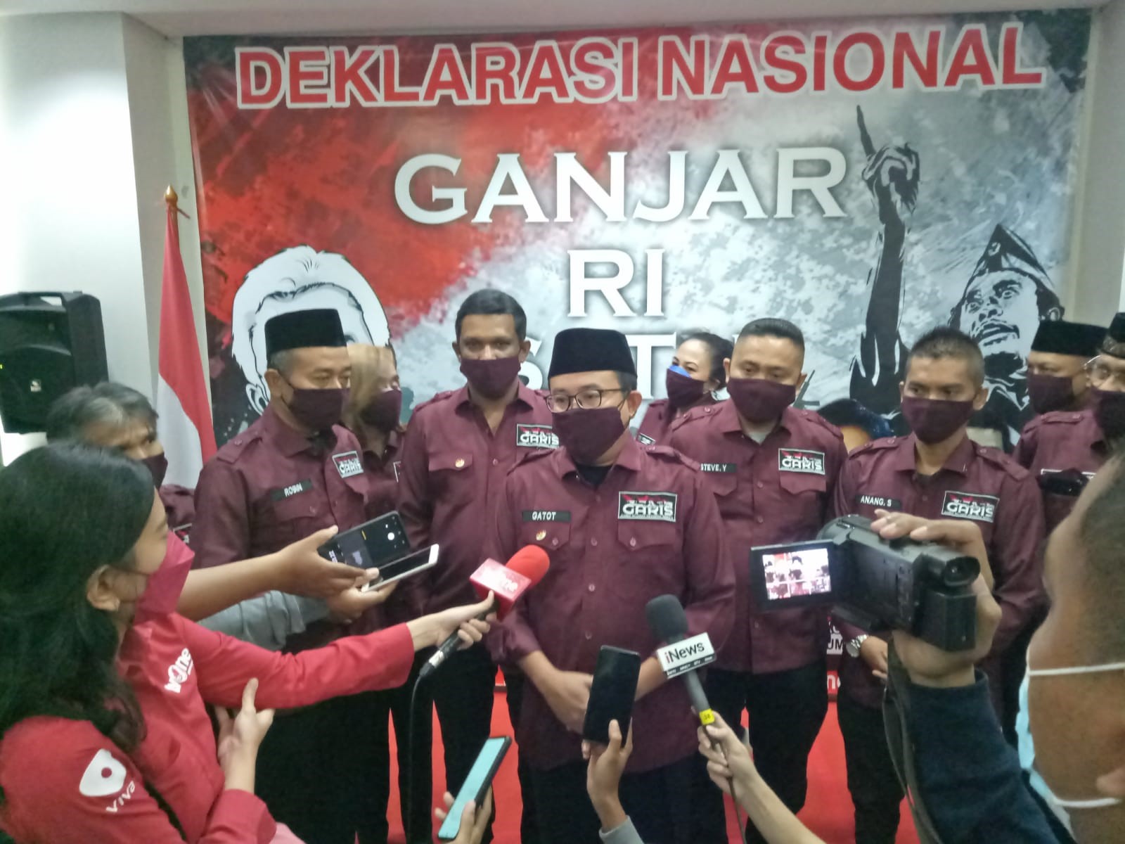 Garis Dukung Ganjar Pranowo sebagai Presiden Pengganti Jokowi