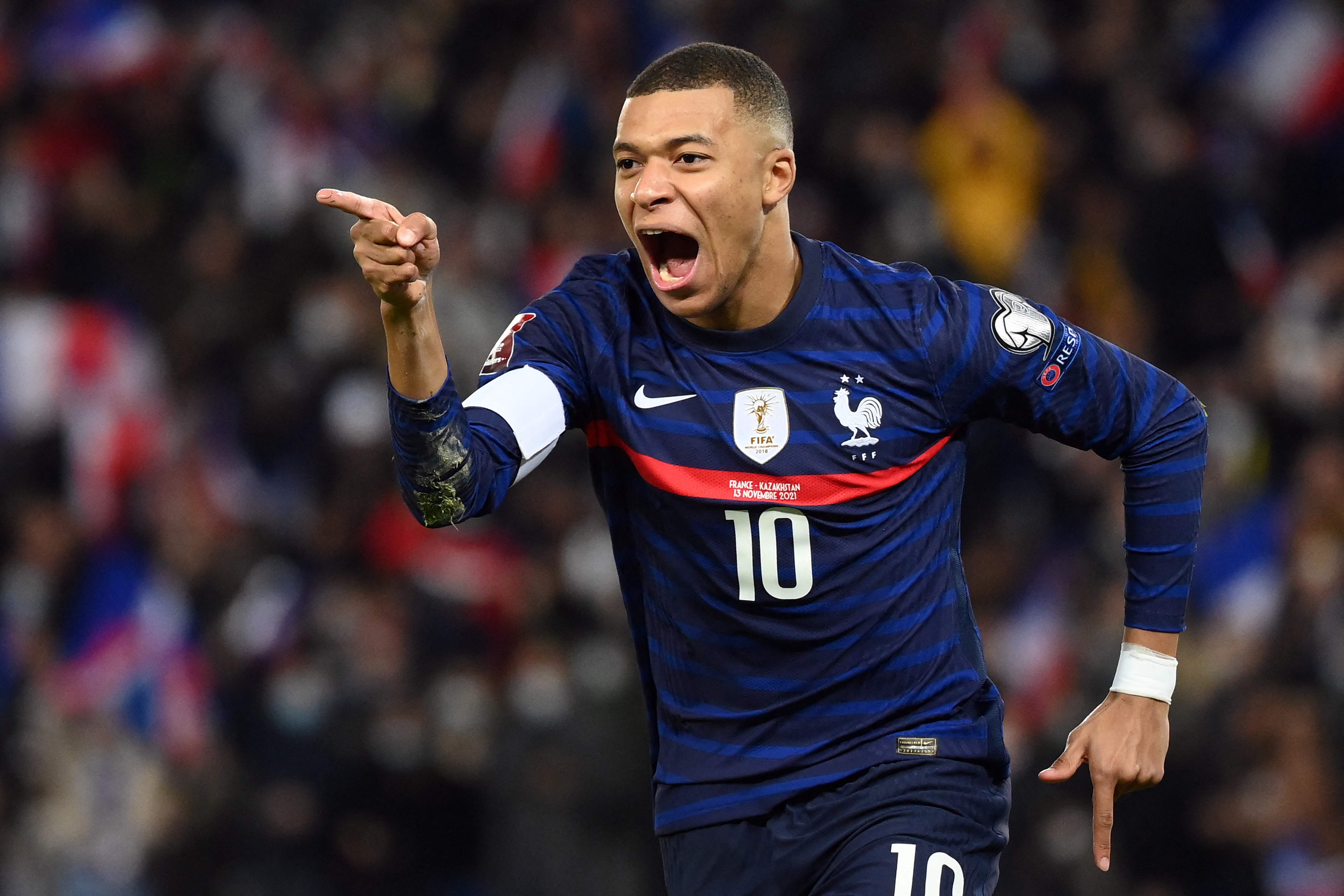 Penyerang timnas Prancis Kylian Mbappe