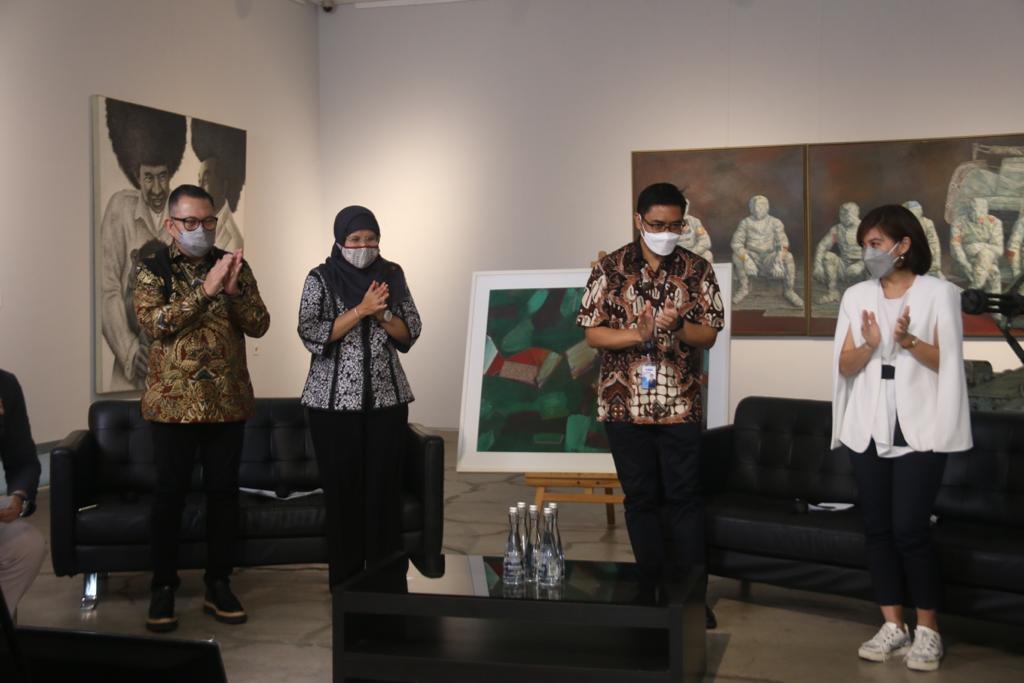 Para penyelenggara AMJO saat konferensi pers di Art1 New Museum, Jumat, (19/11).