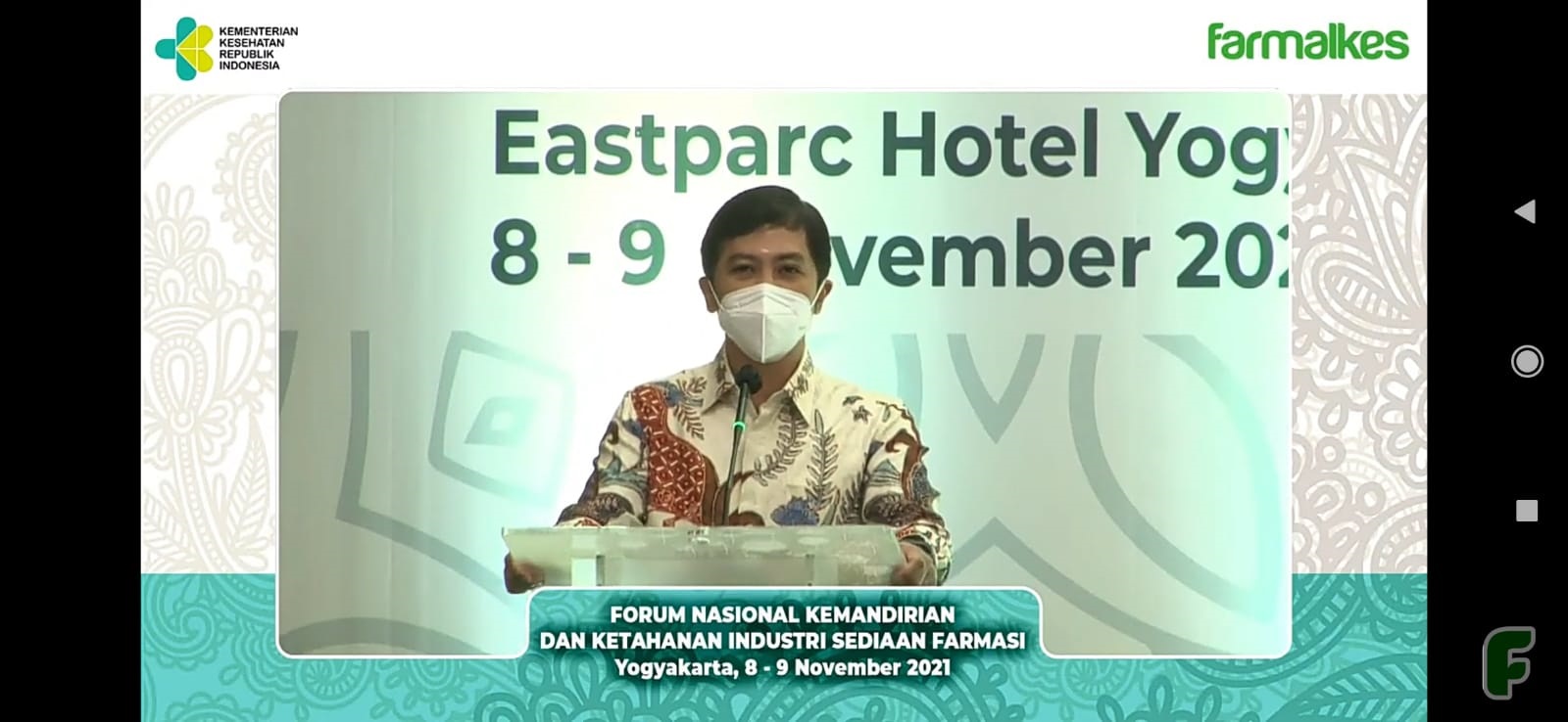 Wakil Menteri Kesehatan  Dante Saksono Herbuwono