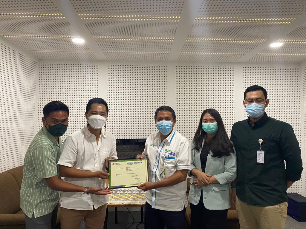 Penandatangan kerja sama PT Anugerah Suara Podkesmas dan Kantor BPJAMSOSTEK Jakarta Sudirman. 