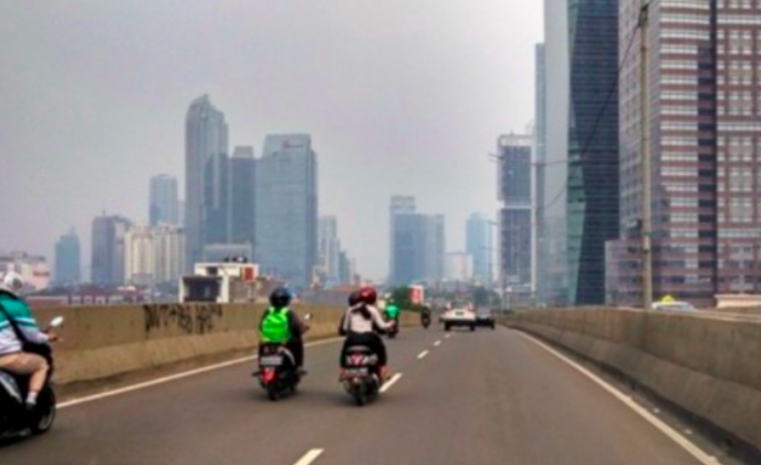 Jalan Layang Non-Tol (JLNT) Kampung Melayu-Tanah Abang (Casablanca). 
