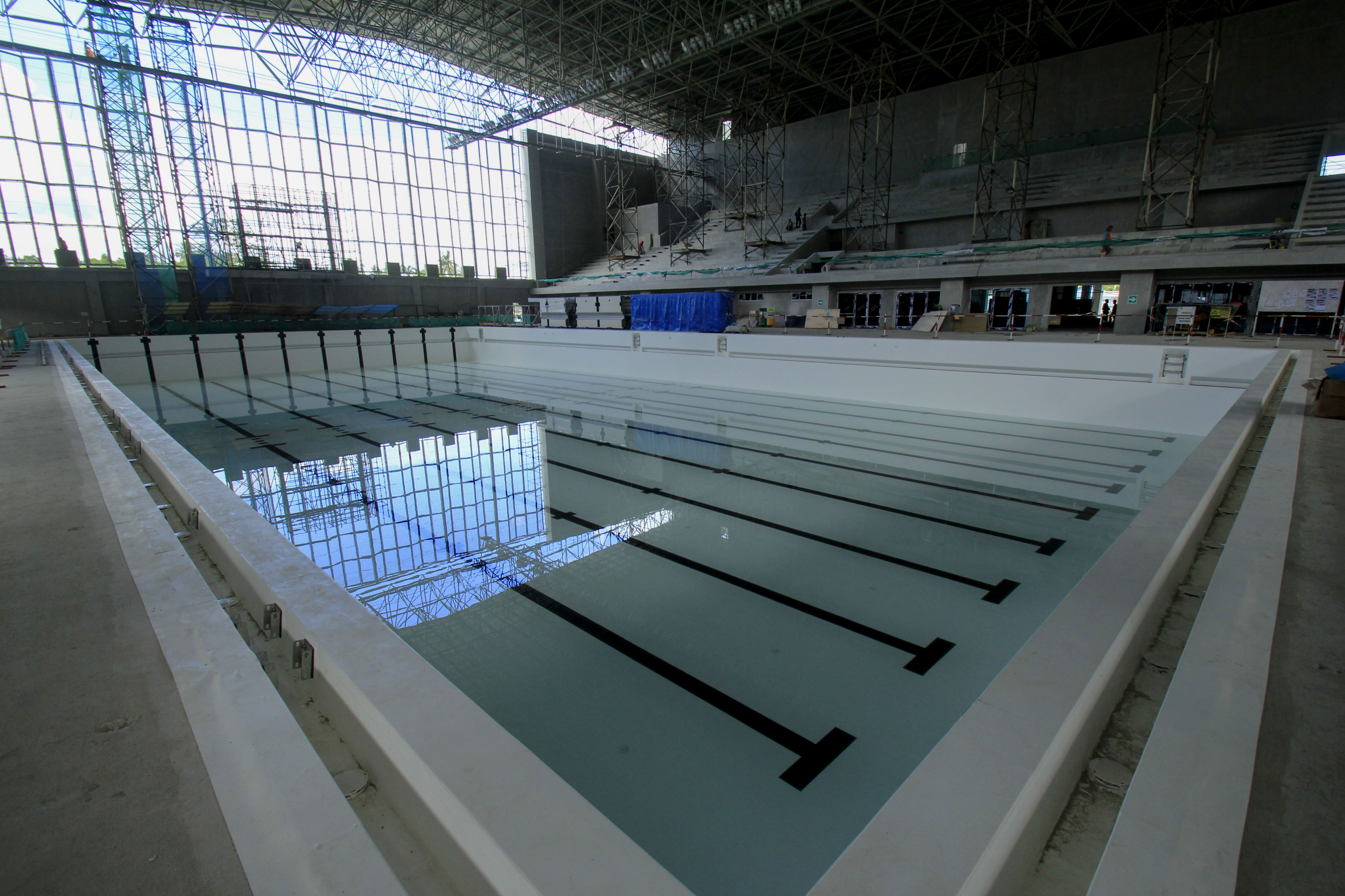 Venue Aquatic PON XX Papua di Kampung Harapan, Sentani, Papua. 