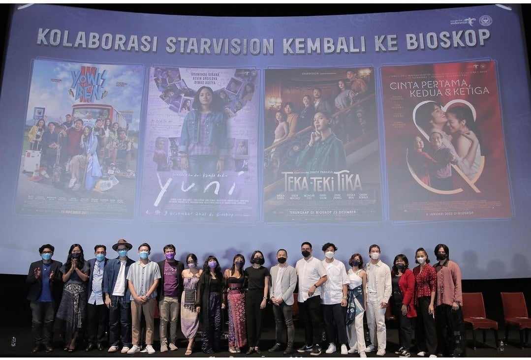 Peluncuran empat film baru Indonesia. 