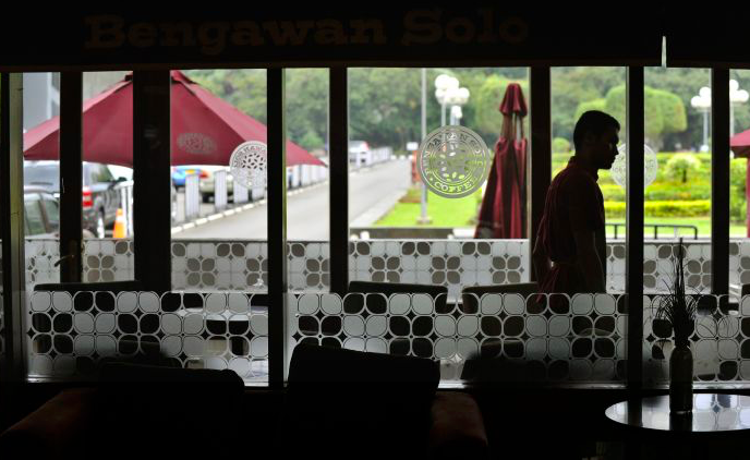 Ilustrasi penutupan kafe