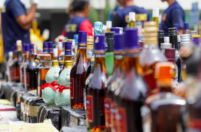 Ilustrasi minuman keras. 