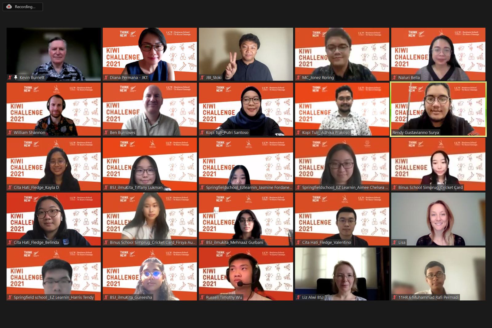 British School Jakarta Raih Juara Kompetisi Ide Bisnis Pelajar KIWI Challenge 2021