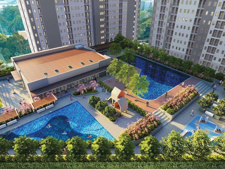 Gedung parkir juga membuat kawasan hunian semakin diminati apalagi hadir kolam renang di rooftop gedung parkir dan jogging track.