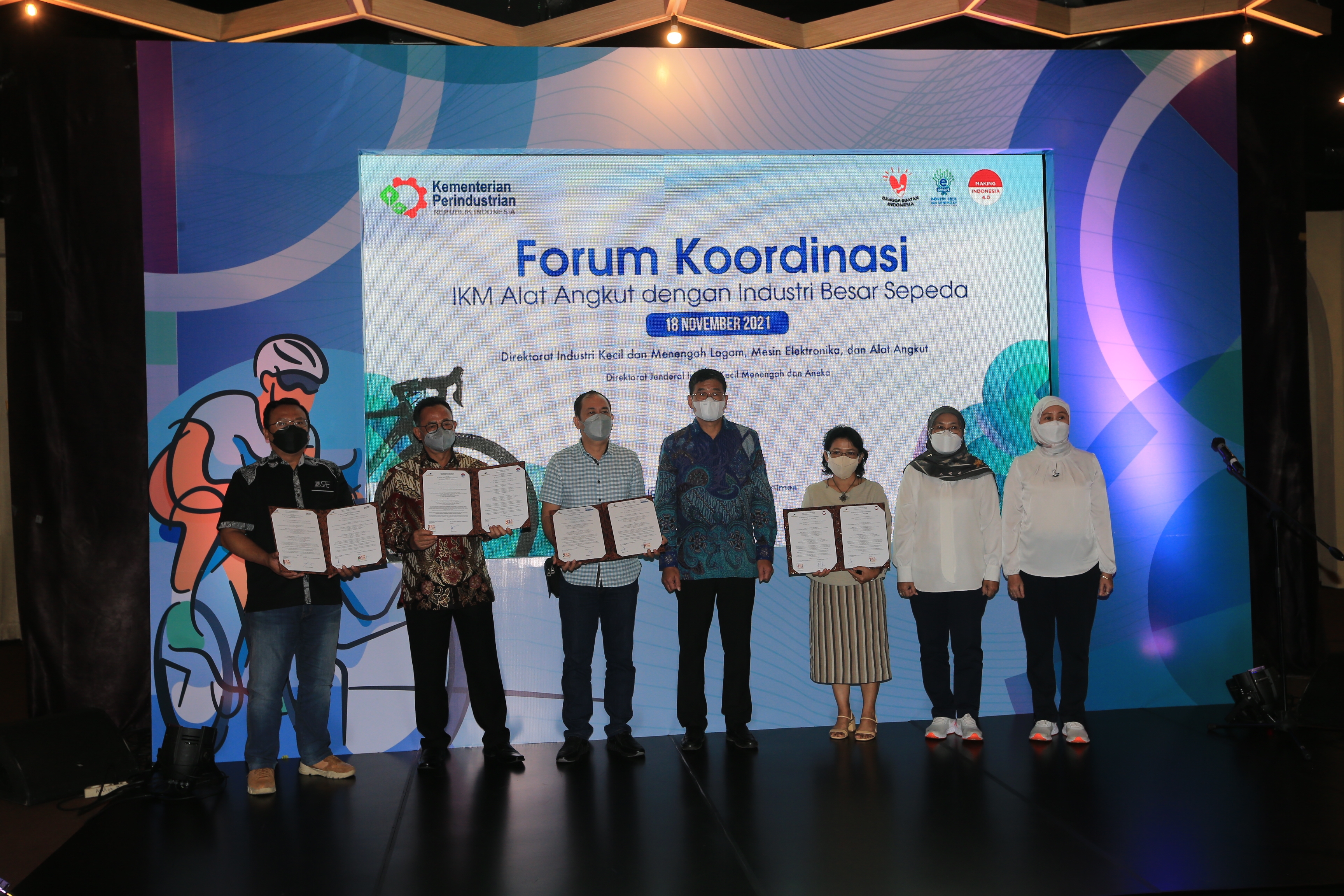 Kerja sama United Bike dengan IKM alat angkut