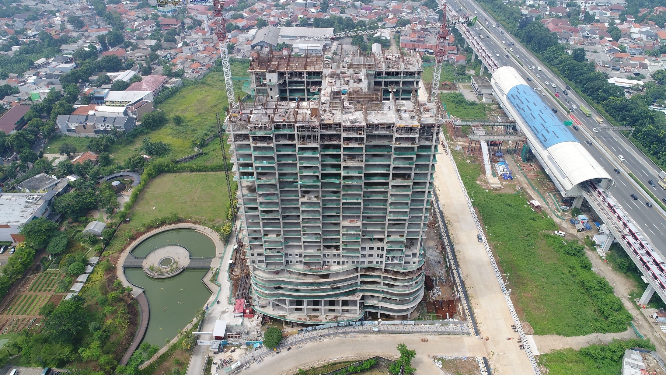 Proyek pembangunan LRT City Ciracas