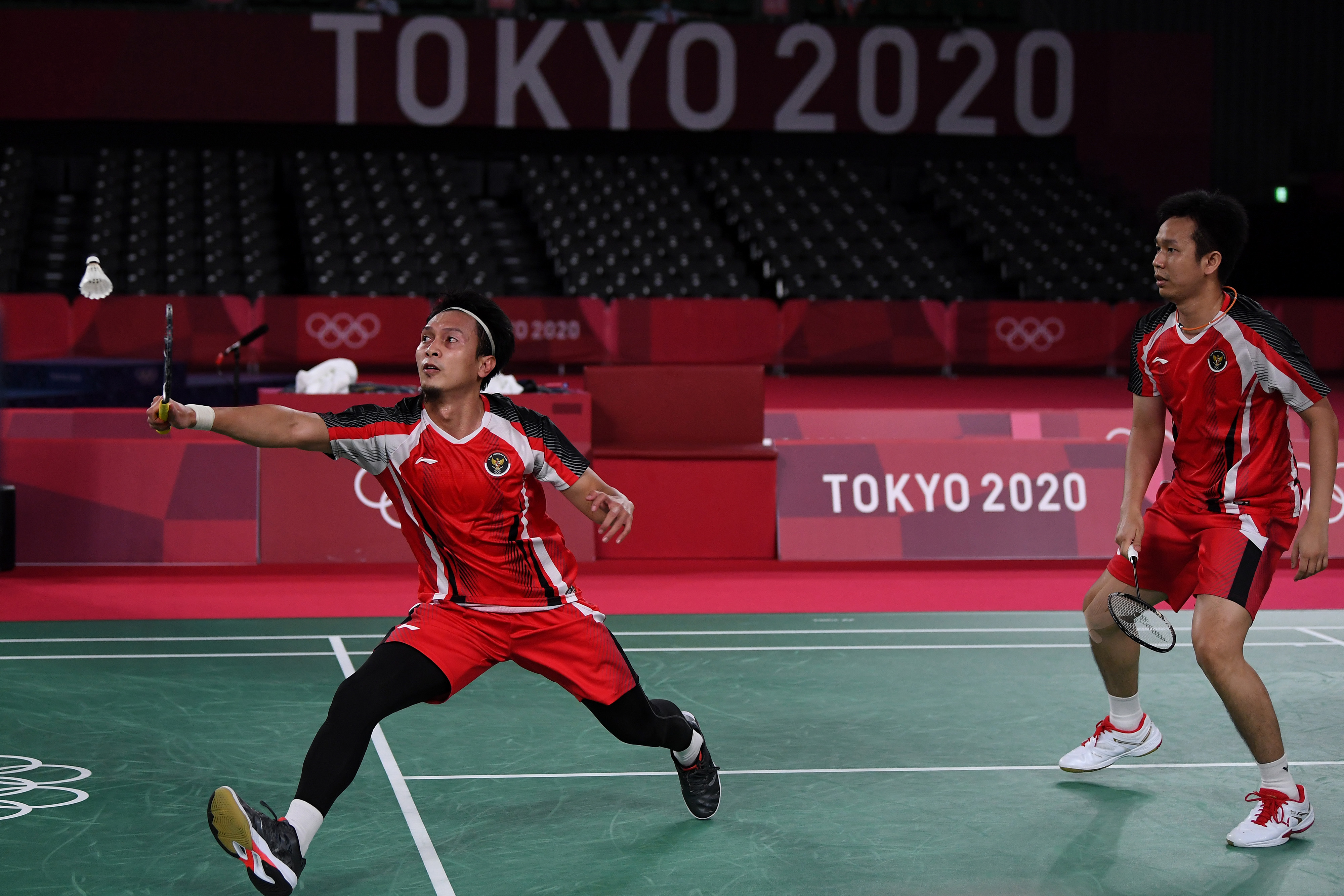 Ganda putra Indonesia Mohammad Ahsan/Hendra Setiawan