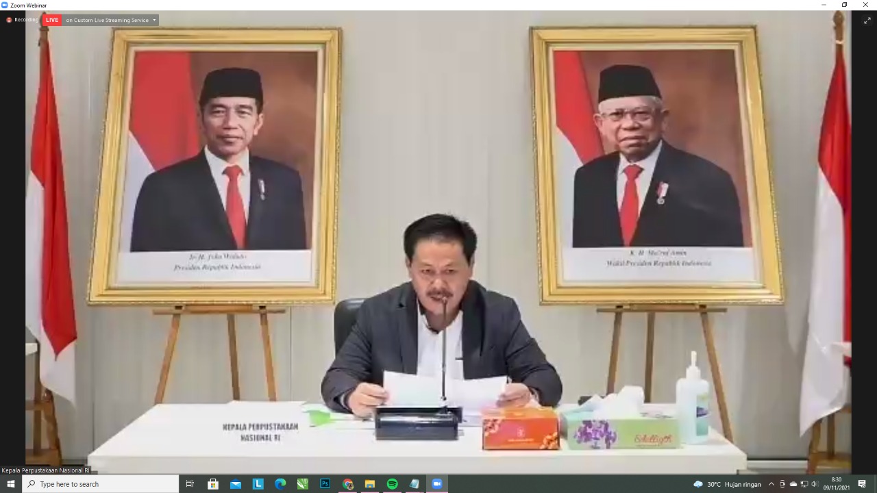 Kepala Perpusnas Muhammad Syarif Bando