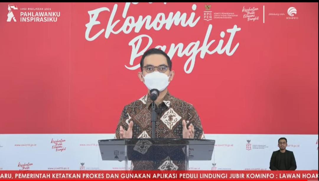 Juru Bicara Kementerian Komunikasi dan Informatika (Kemenkominfo) Dedy Permadi. 
