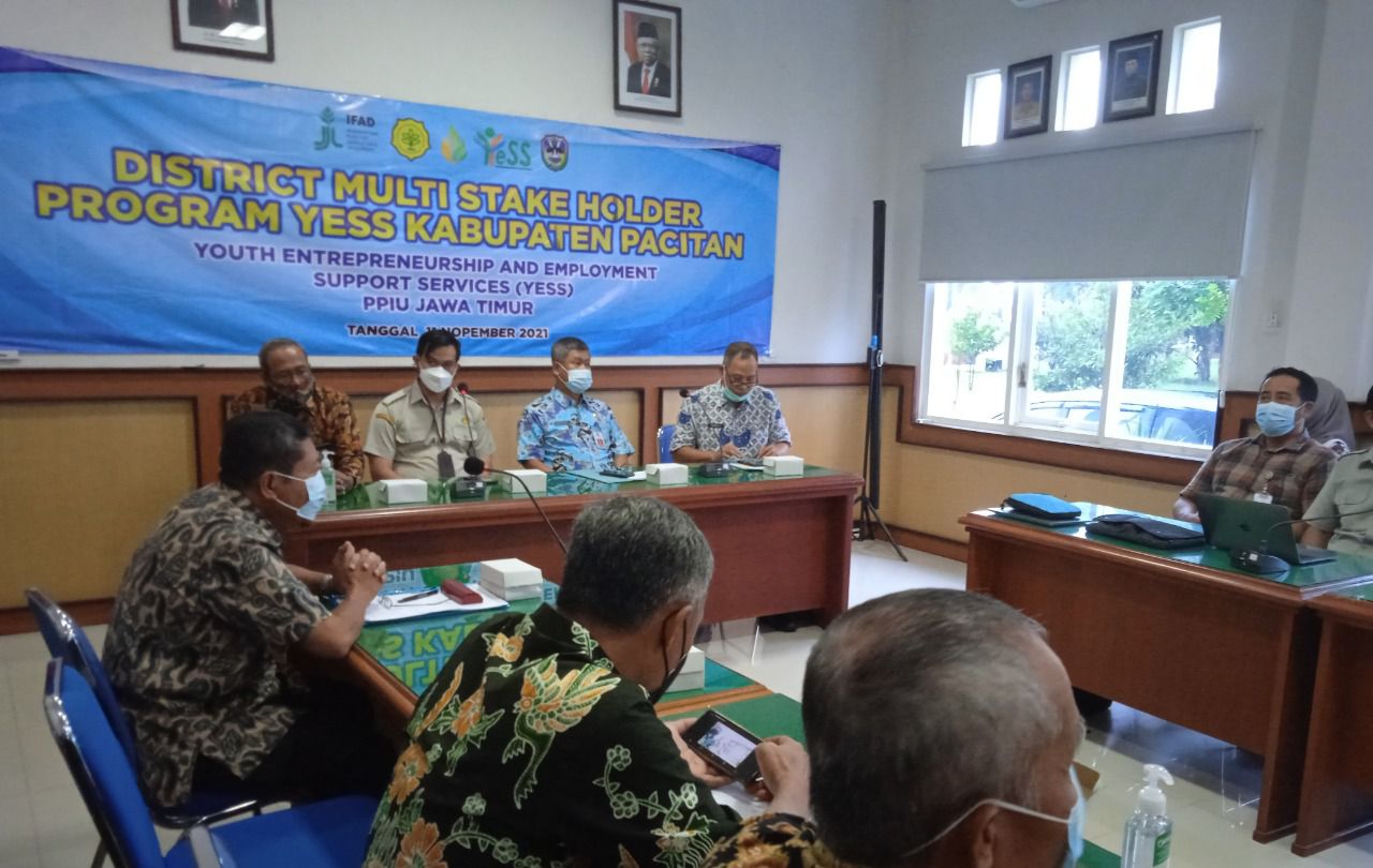 Kegiatan Distric Multy Stakeholder Forum untuk mendukung Program YESS dilaksanakan di Kabupaten Pacitan, Jawa Timur.