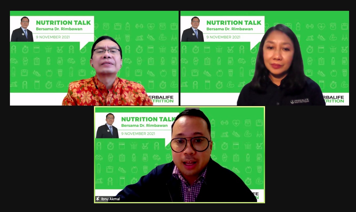  Nutrition Talk yang membahas sejumlah temuan dari hasil survei yang bertajuk 'Asia Pacific Health Inertia Survey 2021' .